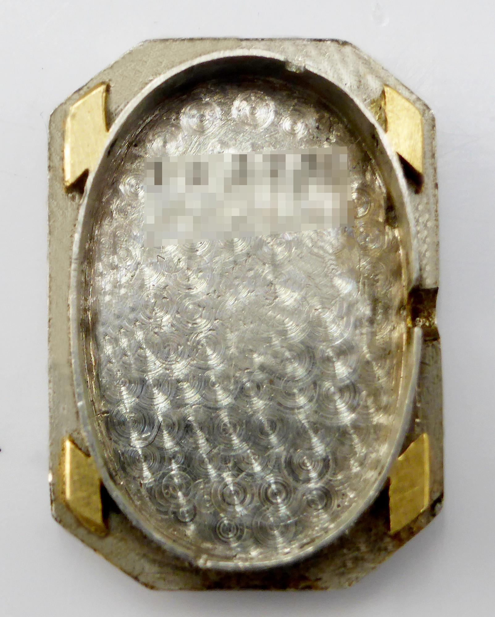 Cartier Platinum Diamond Art Deco Wristwatch, circa 1925 8