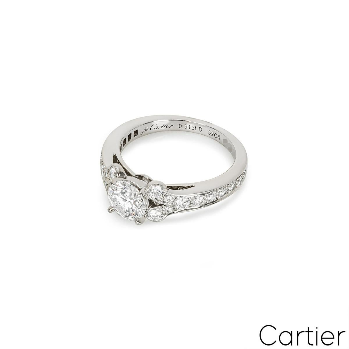 cartier ballerine engagement ring
