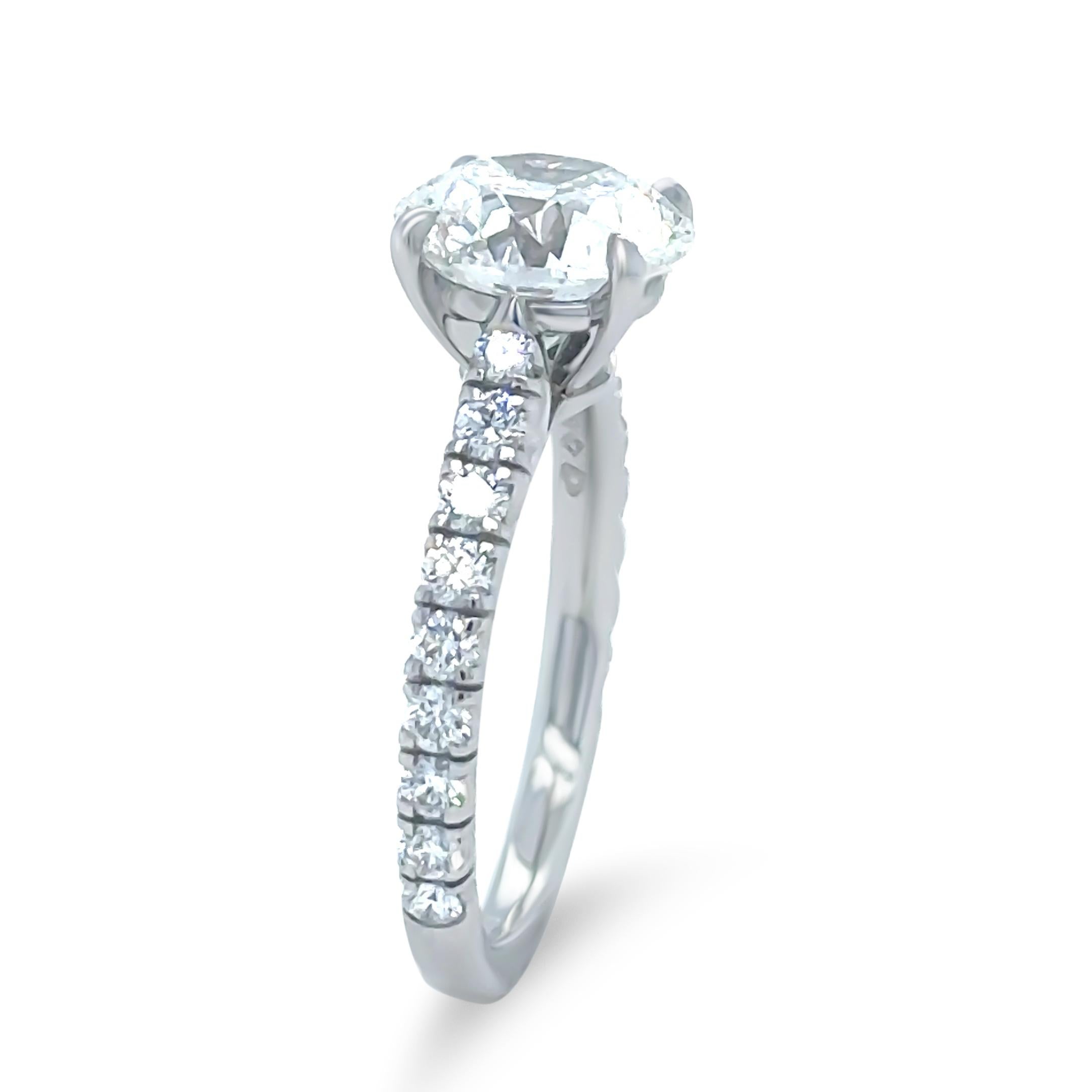 Cartier Platinum Diamond Engagement Ring 3.43ct 5.5g 4