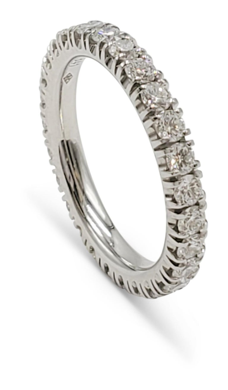 Cartier Platinum Diamond Eternity Band at 1stDibs cartier diamond