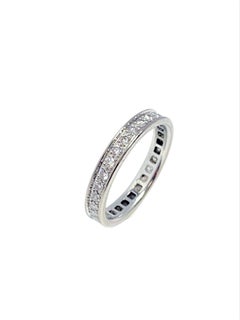 Cartier Platinum Diamond Eternity Band Ring
