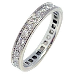 Platin Ewigkeitsring mit Diamanten von Cartier
