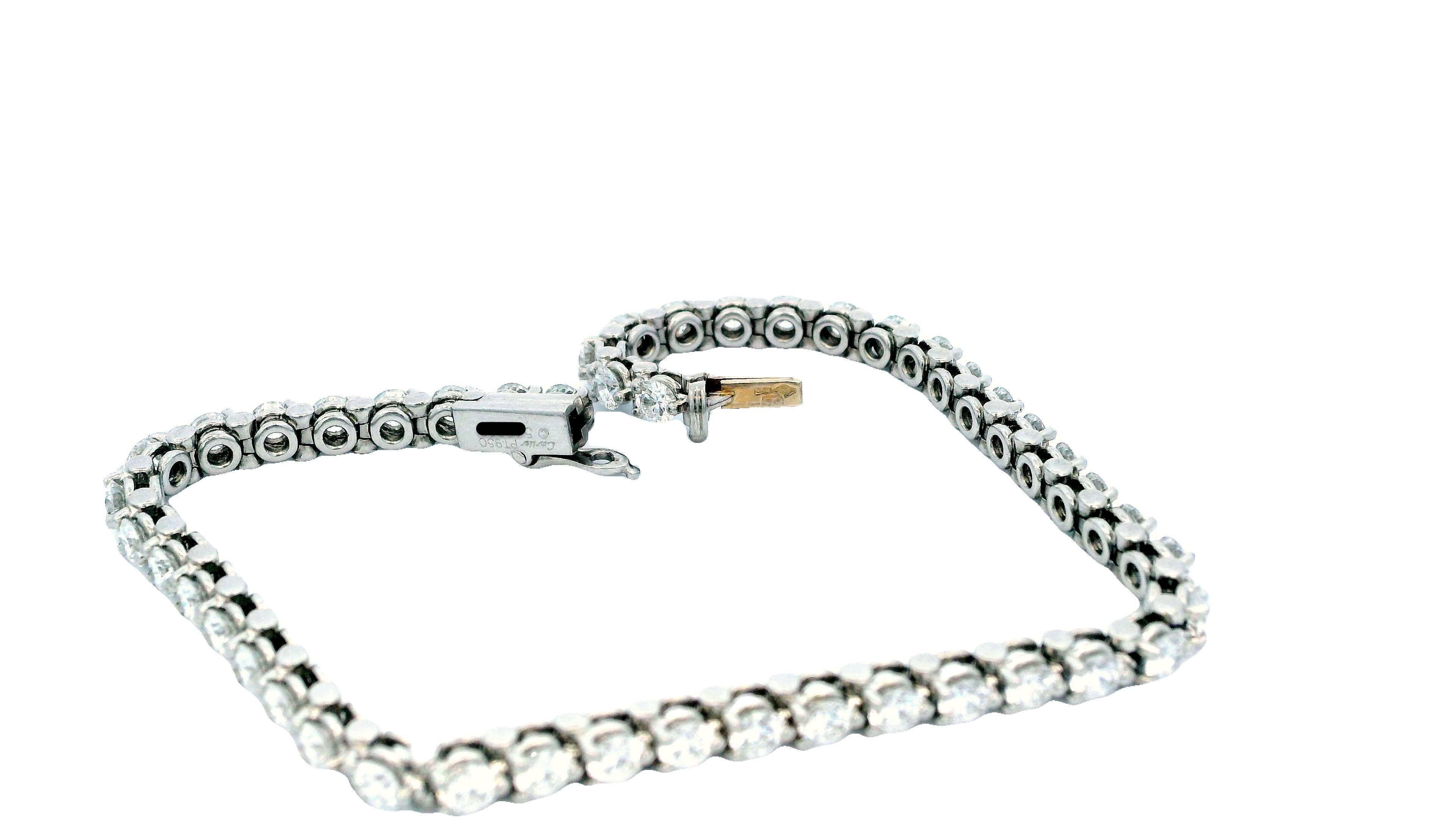 Cartier Platin-Diamant-Armband aus Platin für Damen oder Herren im Angebot