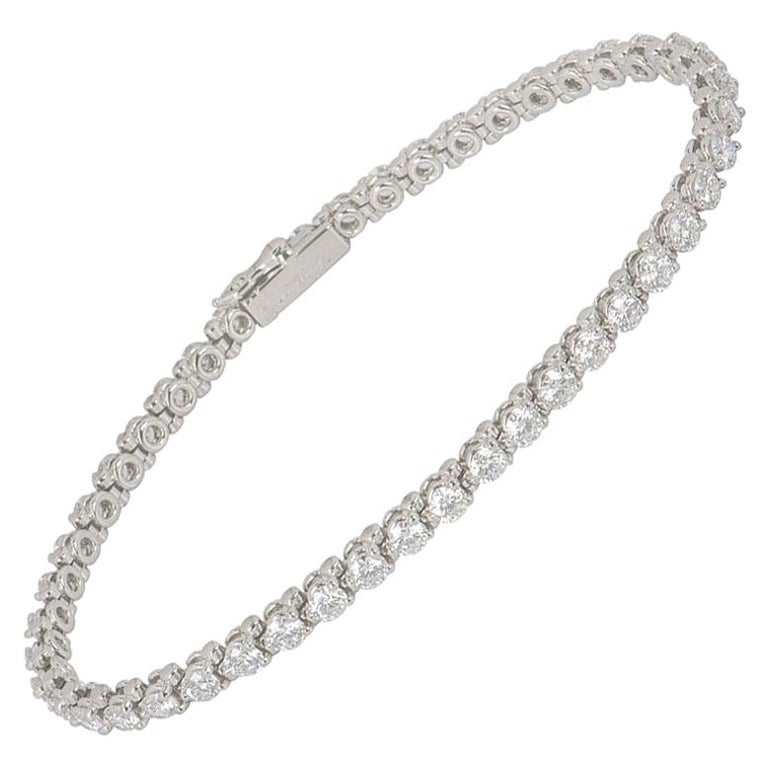 cartier platinum bracelet