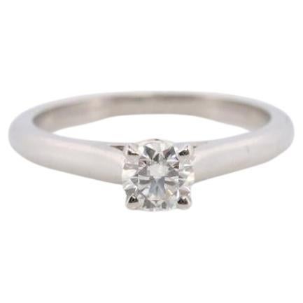 Cartier Platin-Diamant- Solitär-Ring. PT950 Verlobungsring mit echtem Diamanten