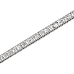 Cartier Platinum Diamond Straight-Line Bracelet