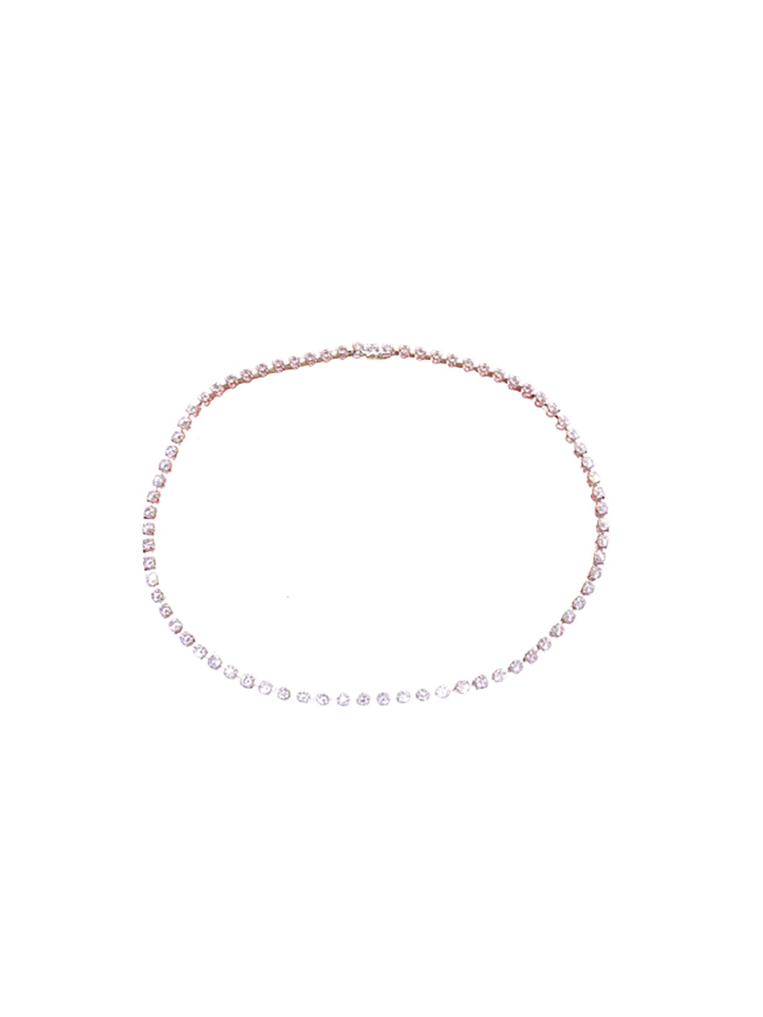 cartier diamond tennis necklace