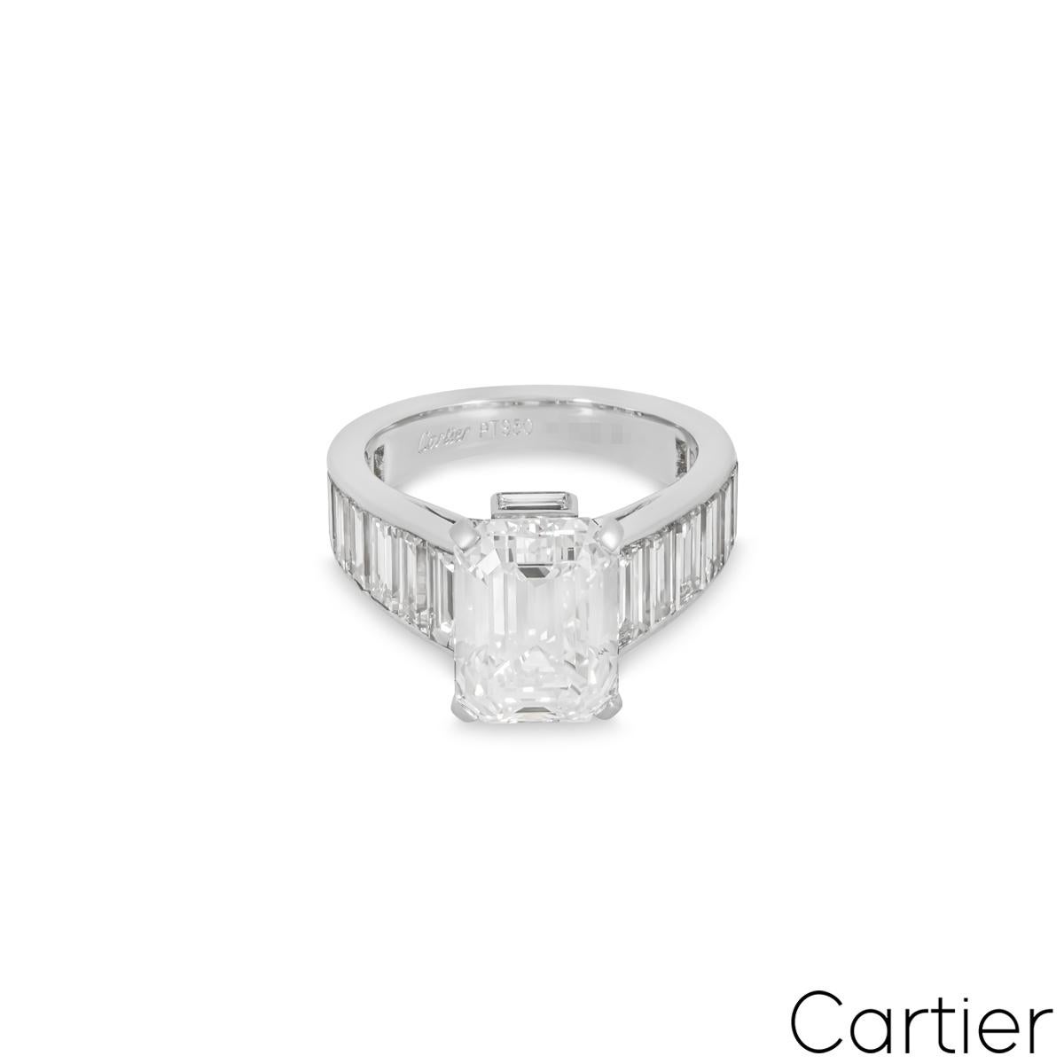 cartier baguette ring