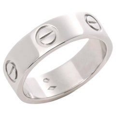 Cartier Platinum Love Band Ring