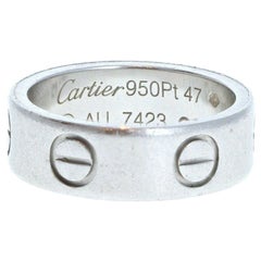 Cartier Platinum Love Ring 8.4g