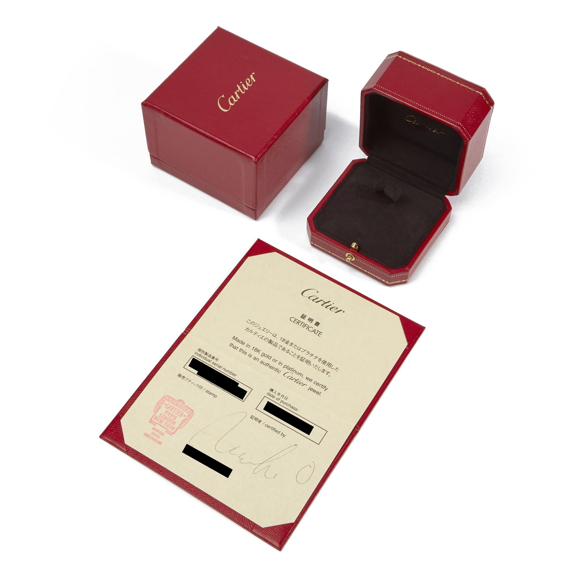 Cartier: Platin-Love-Ring Damen im Angebot