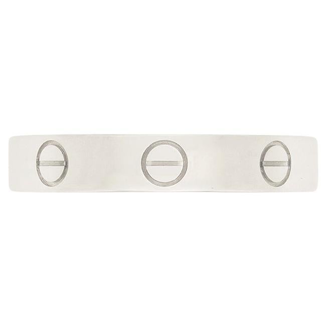 Cartier Platinum Love Ring For Sale
