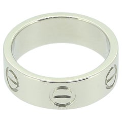 Cartier Platinum LOVE Ring Size H 1/2 (47)