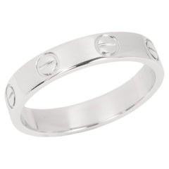 Cartier Platinum Love Wedding Band Ring