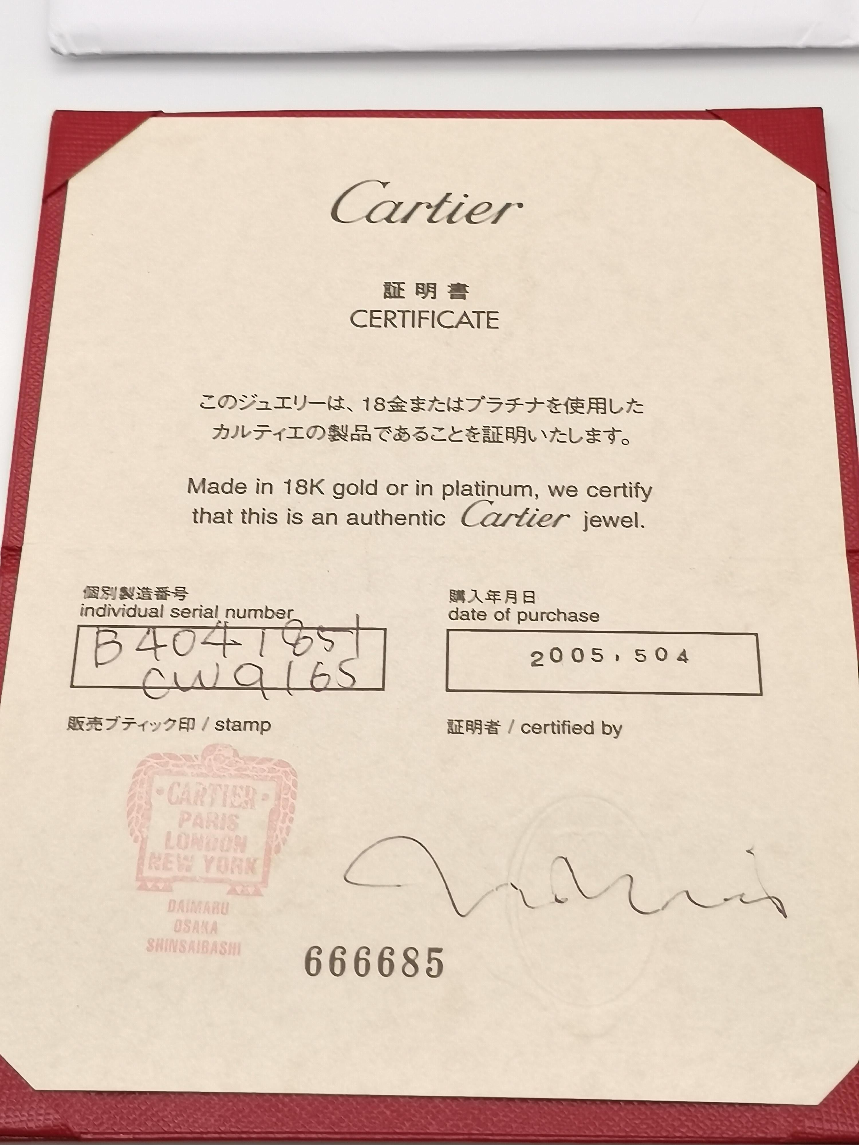 Cartier Platinum PT950 Love Ring 3