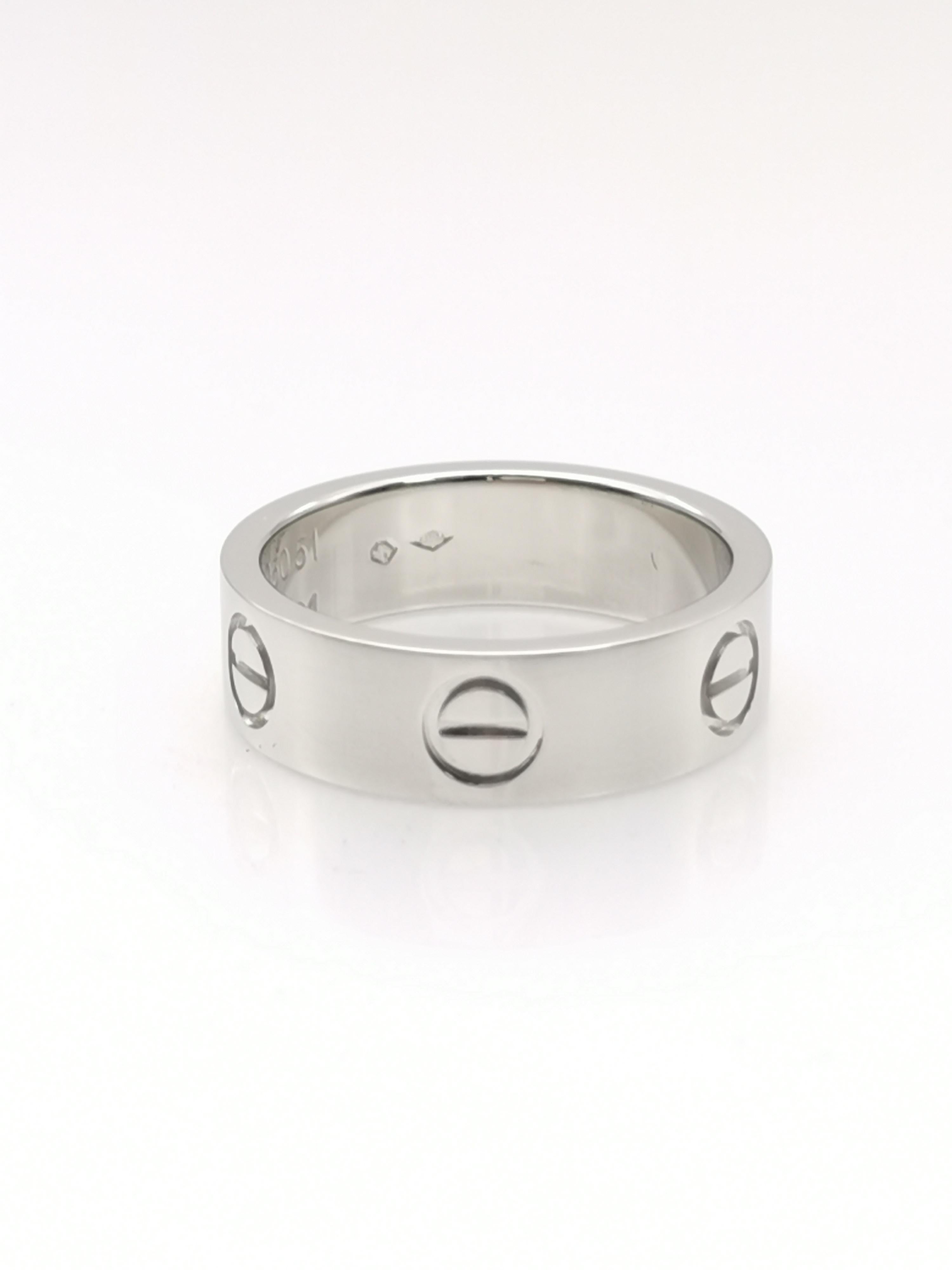 cartier pt950 ring