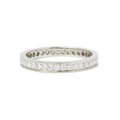 Cartier Platinum Round Brilliant Cut Diamond Full Eternity Ring