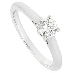 Cartier Anello in platino con diamante taglio brillante rotondo solitario 1895 0,30ct H/VS2