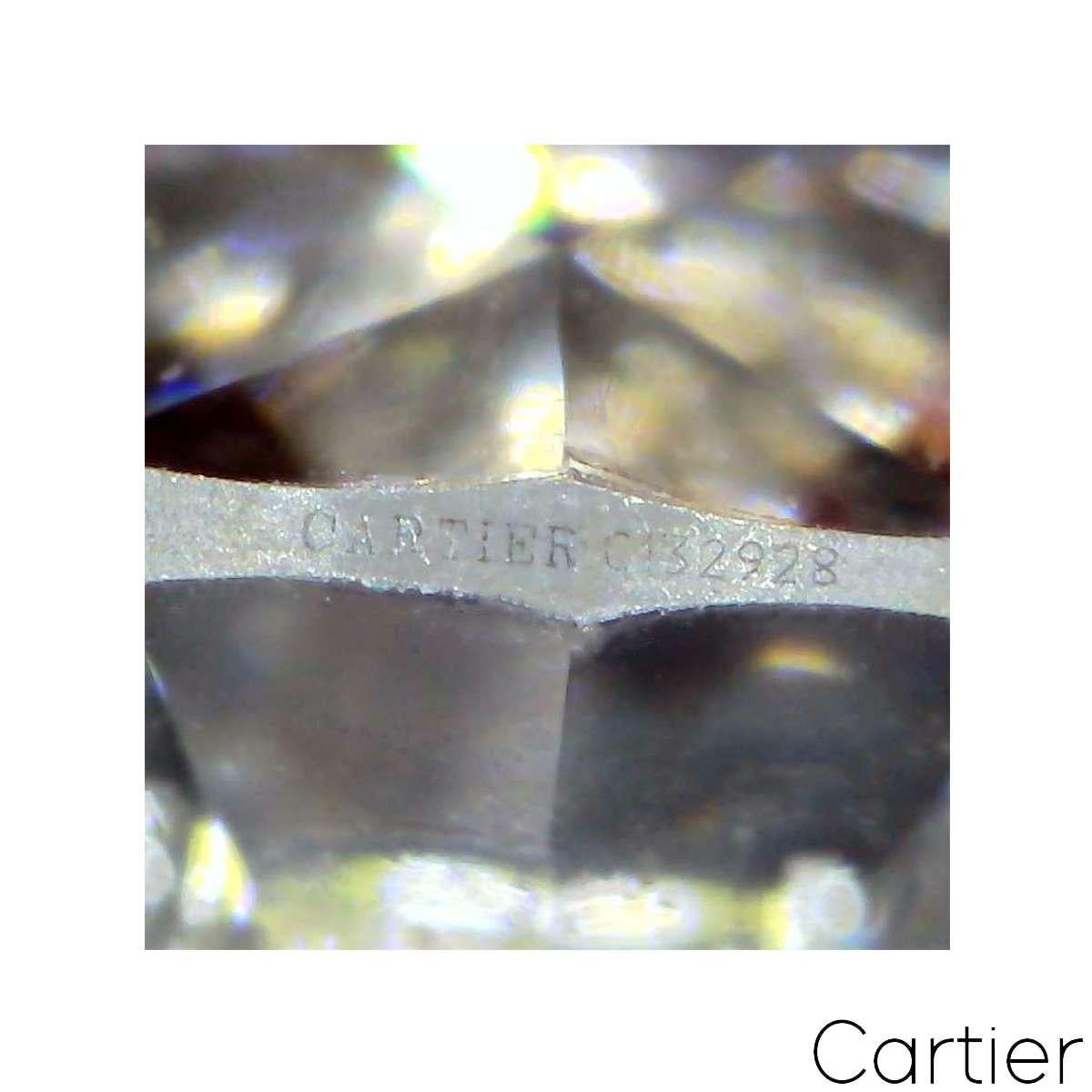 Cartier Platin Rund Brillantschliff Diamant Solitär 1895 Ring 0,36ct I/VVS2 im Angebot 1