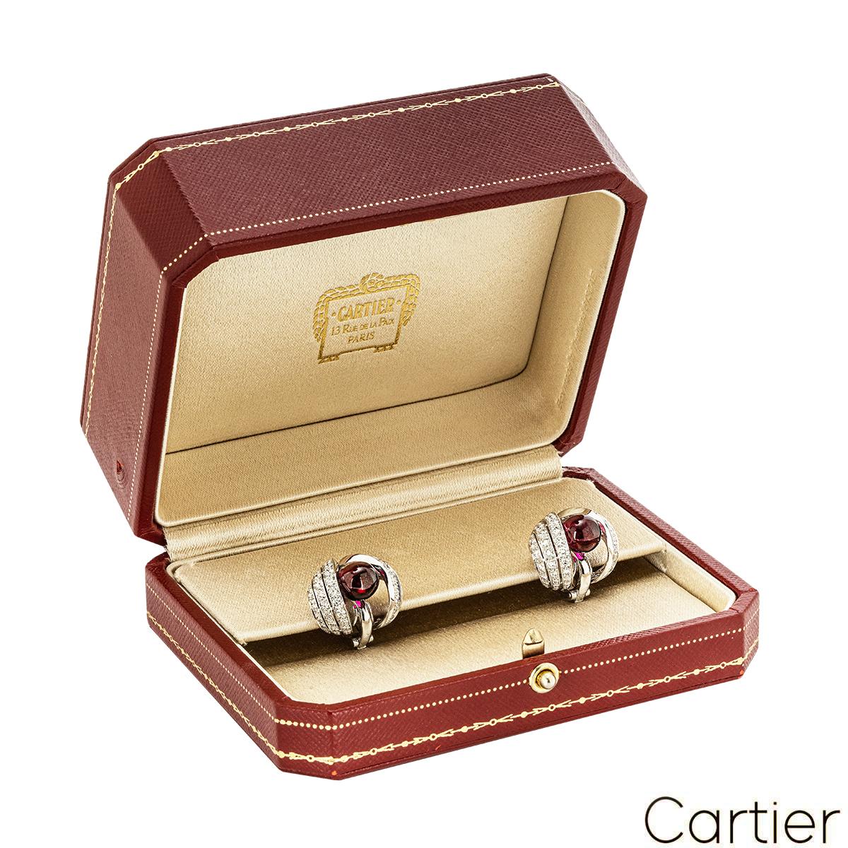 Cartier Platinum Rubellite & Diamond Jewellery Suite 6
