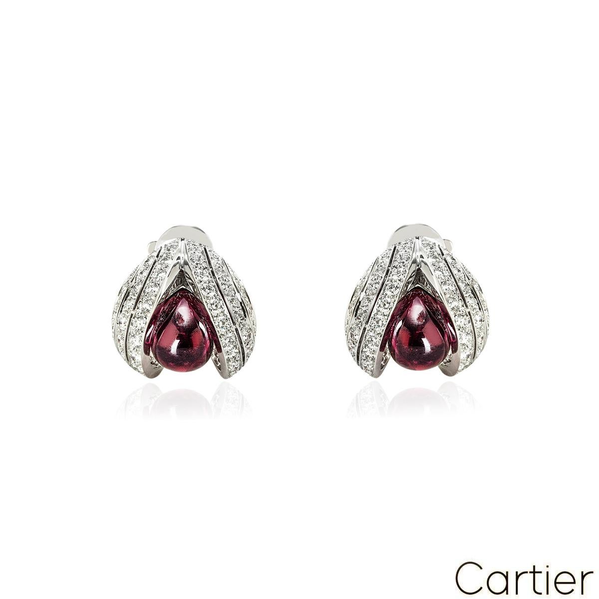 Cartier Platinum Rubellite & Diamond Jewellery Suite 1