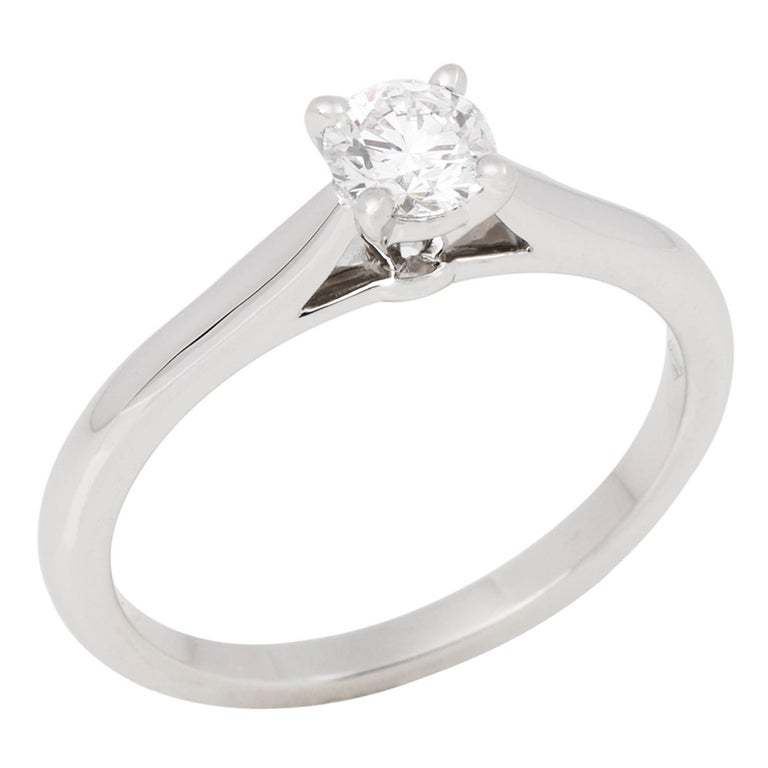 Cartier 0.45ct Solitaire 1895 Ring For Sale at 1stDibs