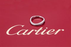 Cartier Platinum Trinity Ruban Single Row Wedding Band $4, 350 Retail