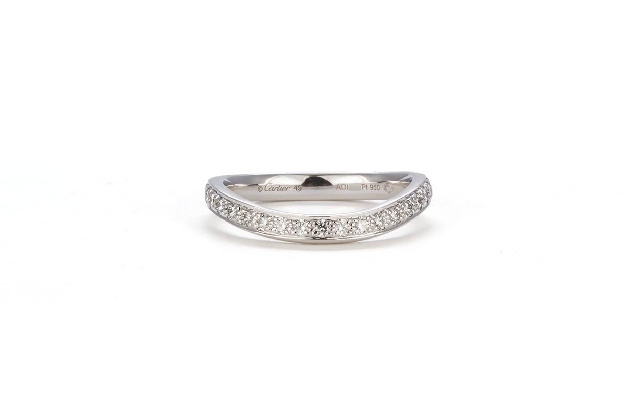 cartier trinity ruban wedding band