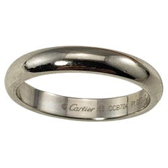 Vintage Cartier Platinum Wedding Band Ring