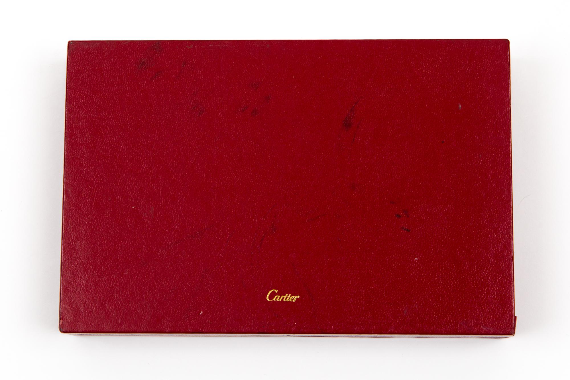 Boîte à cartes de jeu Cartier en vente 1