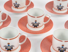 Cartier - Porcelain Tableware Coffee Set Maison Venitienne - 12 People