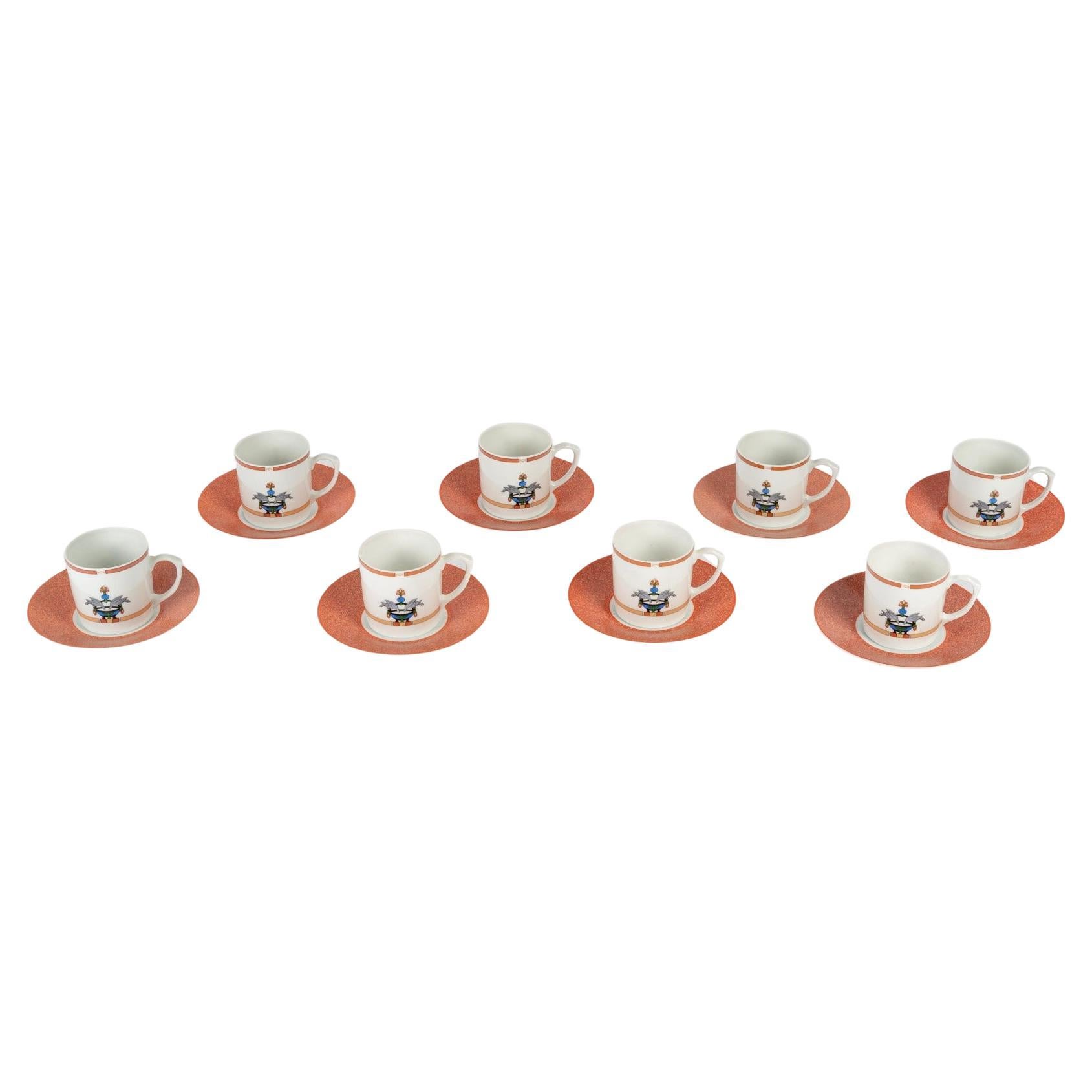 Cartier - Porcelain Tableware Coffee Set Maison Venitienne - 8 People