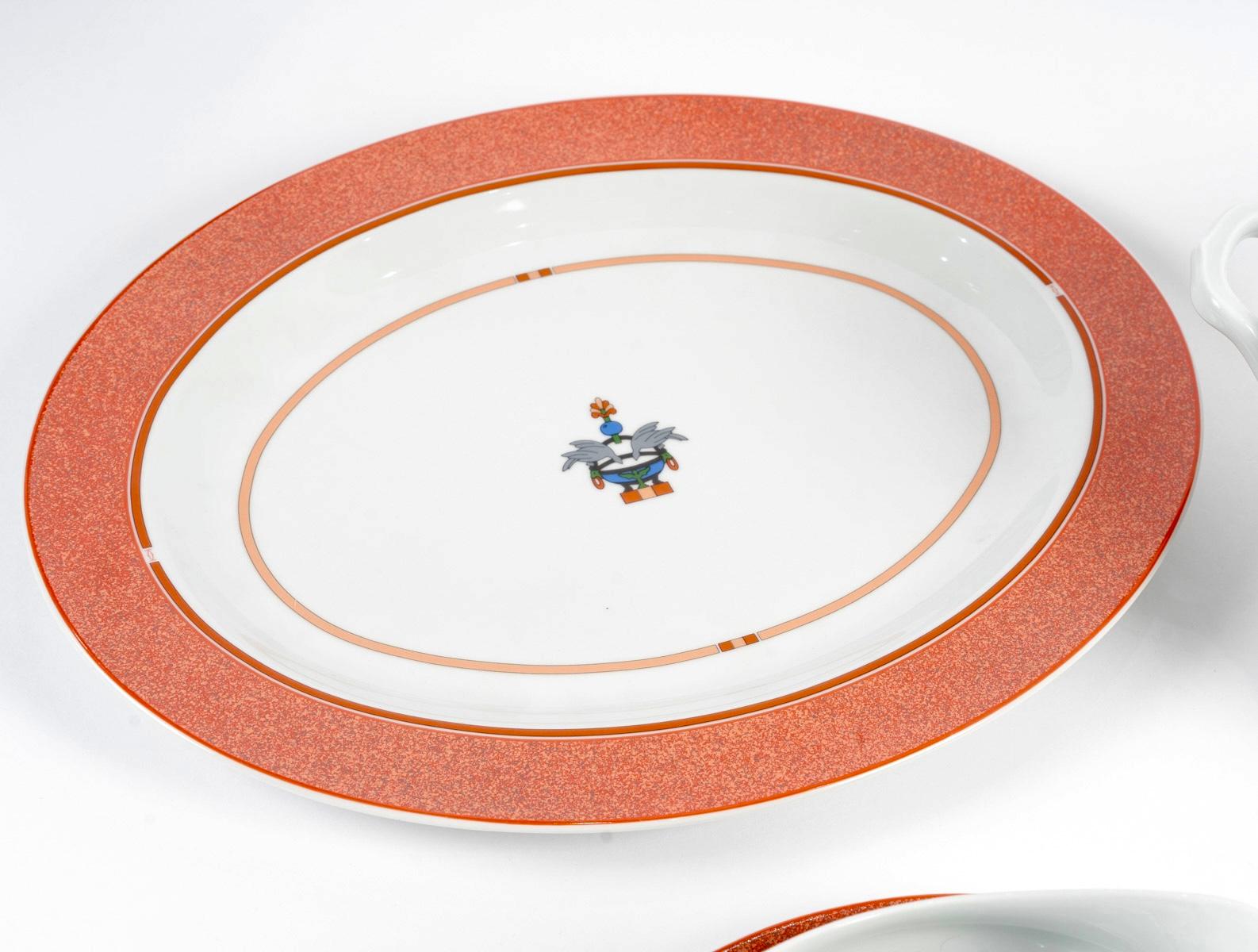 Cartier - Porcelain Tableware Maison Venitienne 65 Pieces New in Boxes For Sale 13