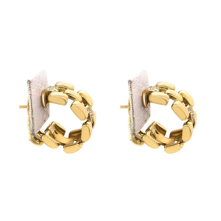Cartier Posts Cartier Post Ear Clip Earring Set with 0.30 Carat of Diamond at 1stDibs ...