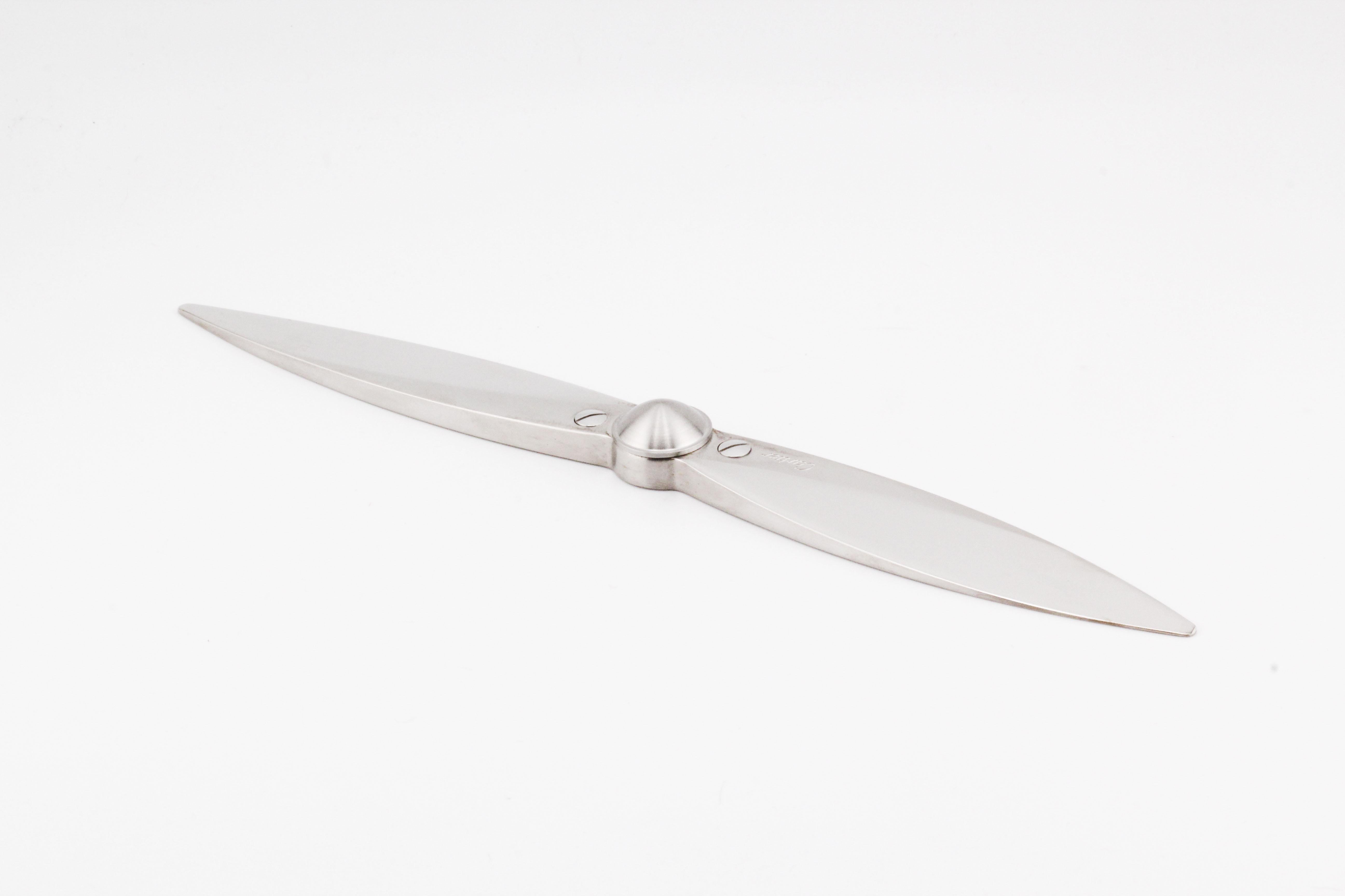 Cartier Propeller Letter Opener w/Box In Good Condition For Sale In Simpsonville, SC