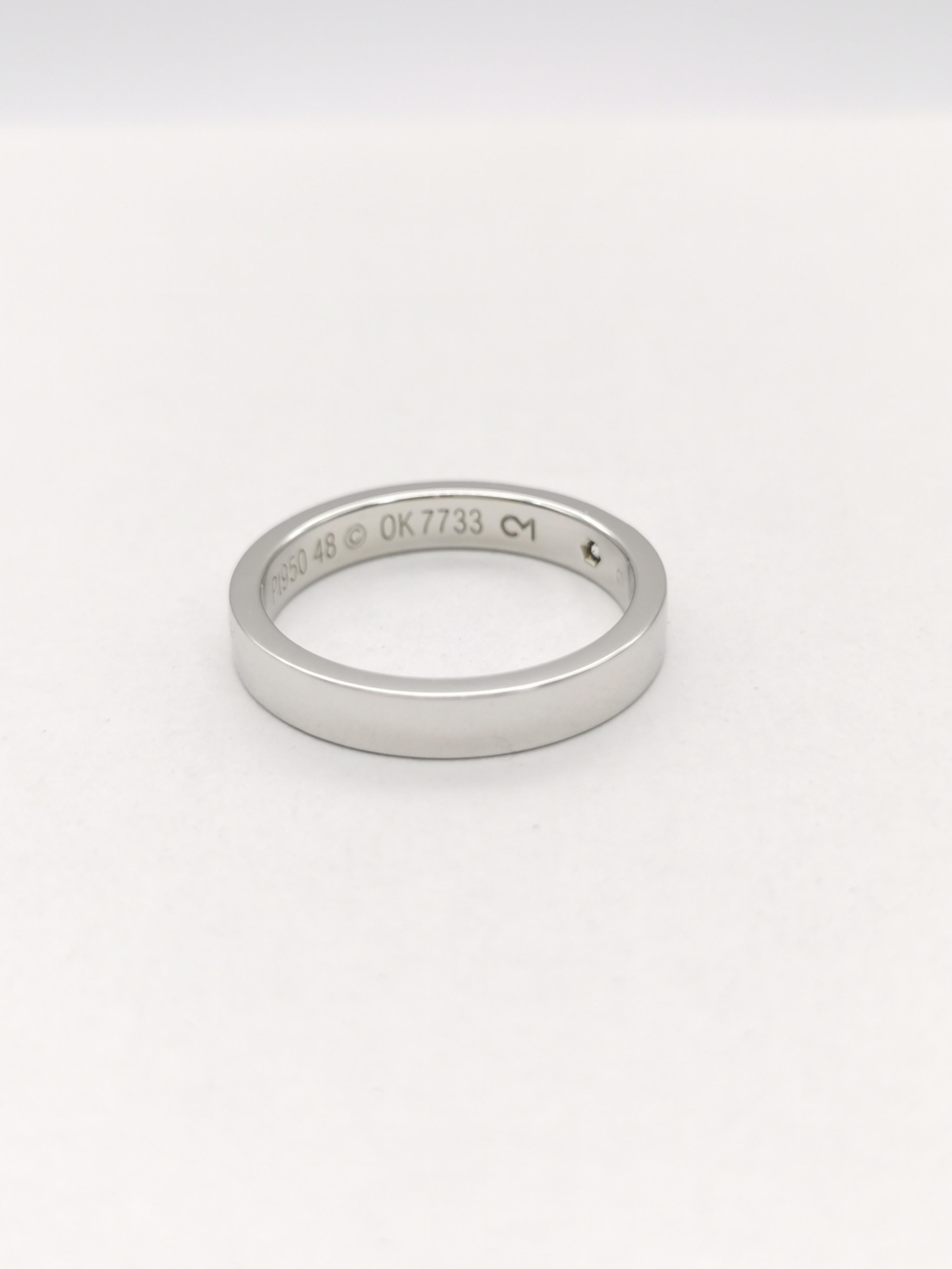cartier pt950 ring