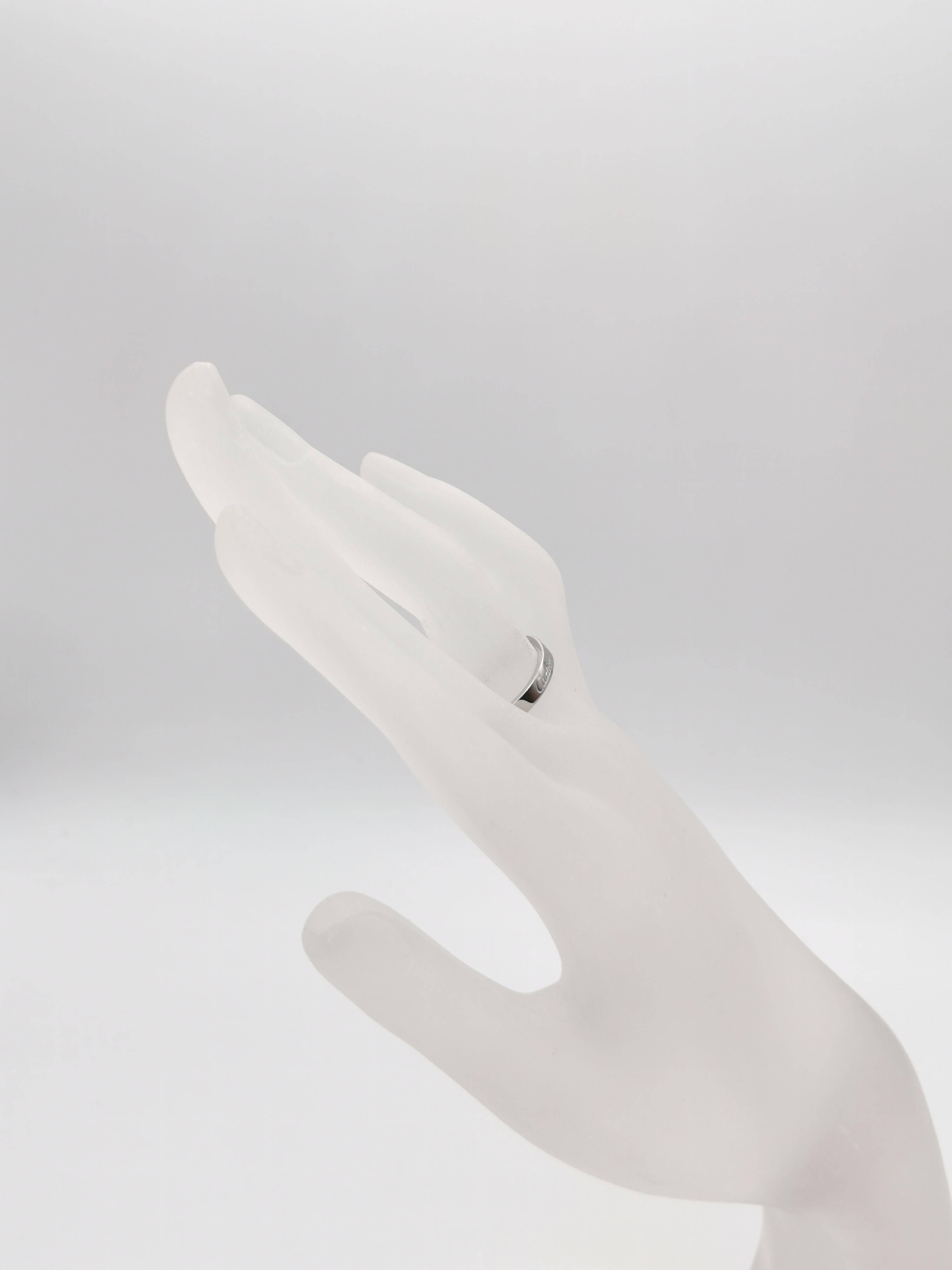 Cartier PT950 Ehering Ring 4