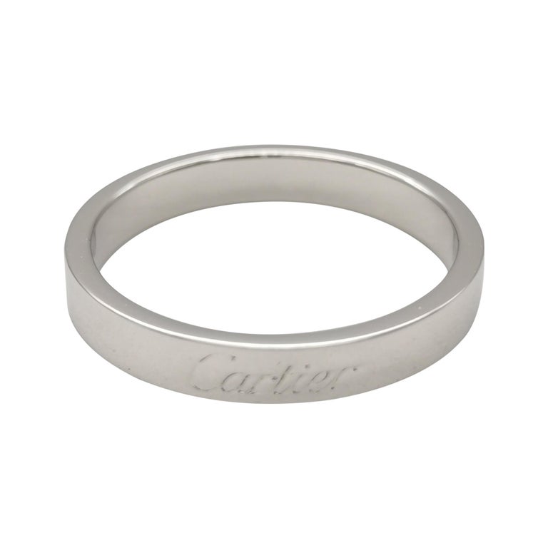 Cartier PT950 Wedding Band Ring at 1stDibs