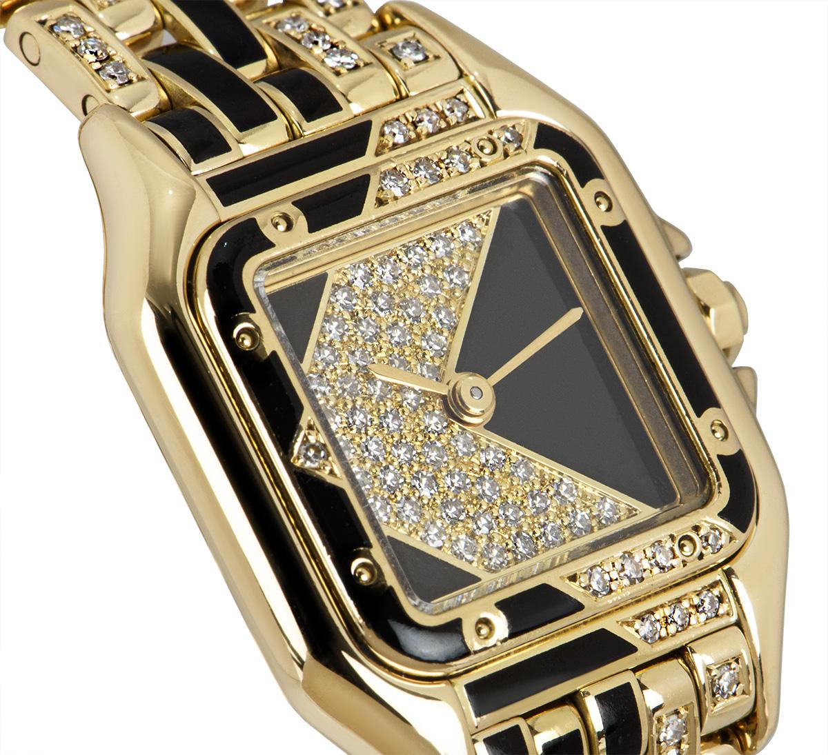 cartier panthere art deco watch