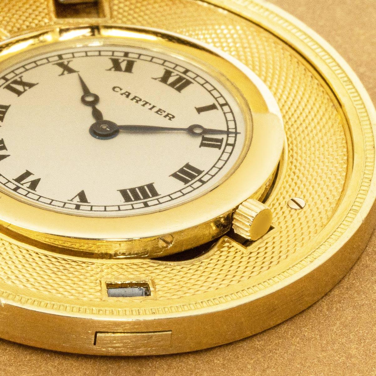 Cartier Rare King George VI Gold Five Pound Coin Watch C1937 In Good Condition For Sale In London, GB