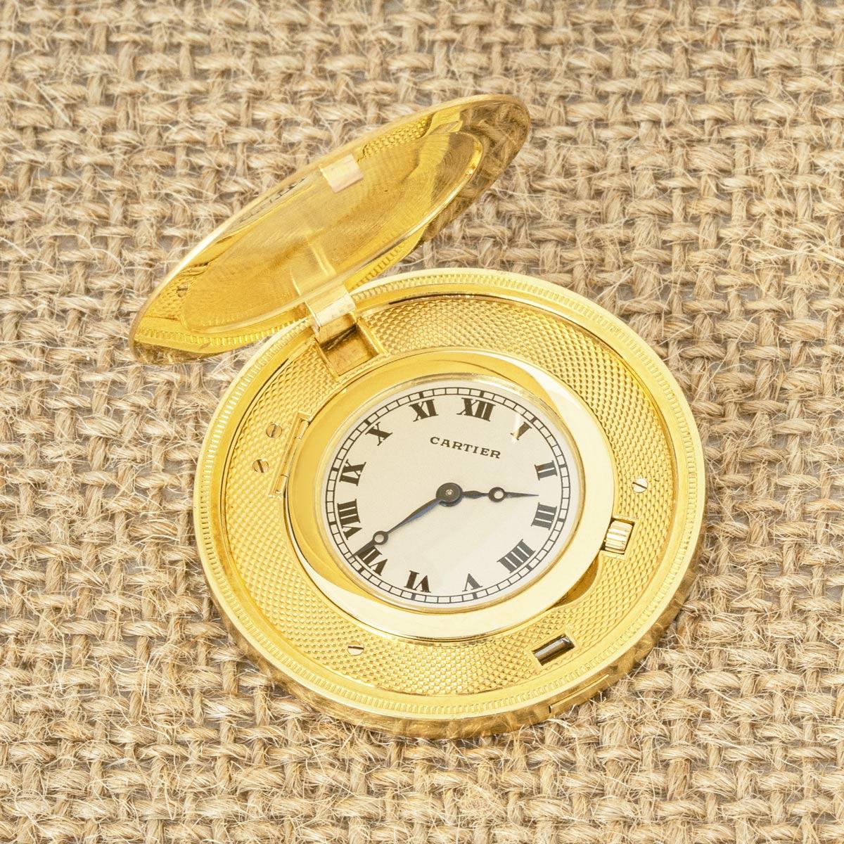 Cartier Rare King George VI Gold Five Pound Coin Watch C1937 For Sale 5