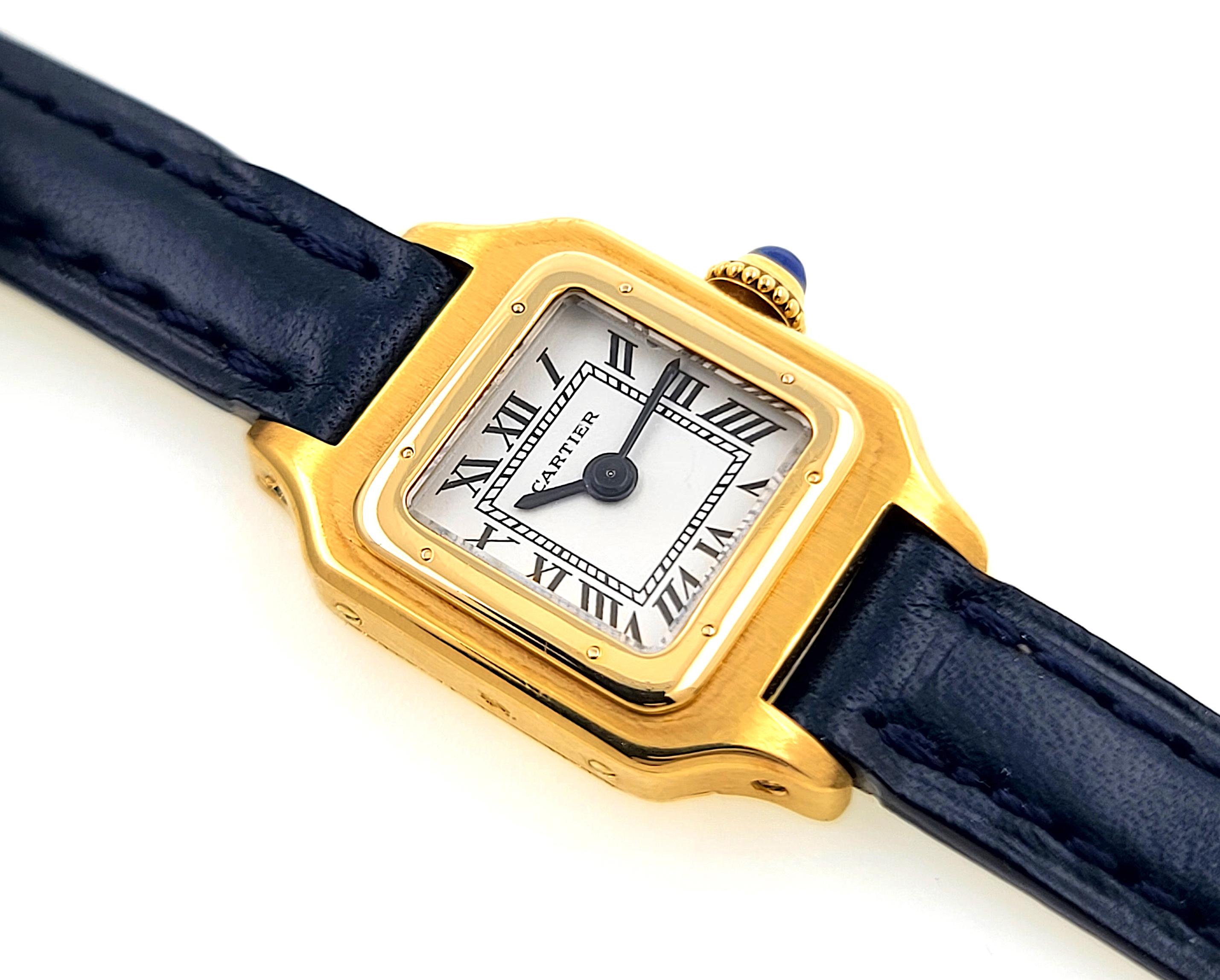 Cartier SELTENer Mini Santos Dumont 1967 Ultra Thin Jaeger LeCoultre K850 Gold 1960 im Zustand „Hervorragend“ im Angebot in PARIS, FR