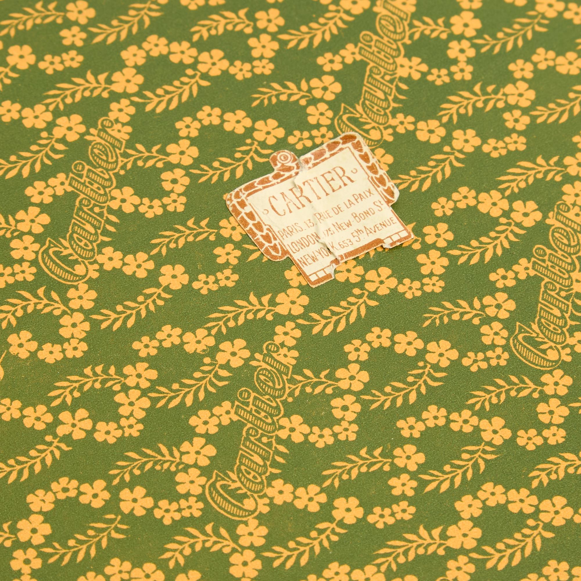Cartier Rare Pochette  du Soir Soie 1920 Rare Silk Persian Evening Clutch in box For Sale 9