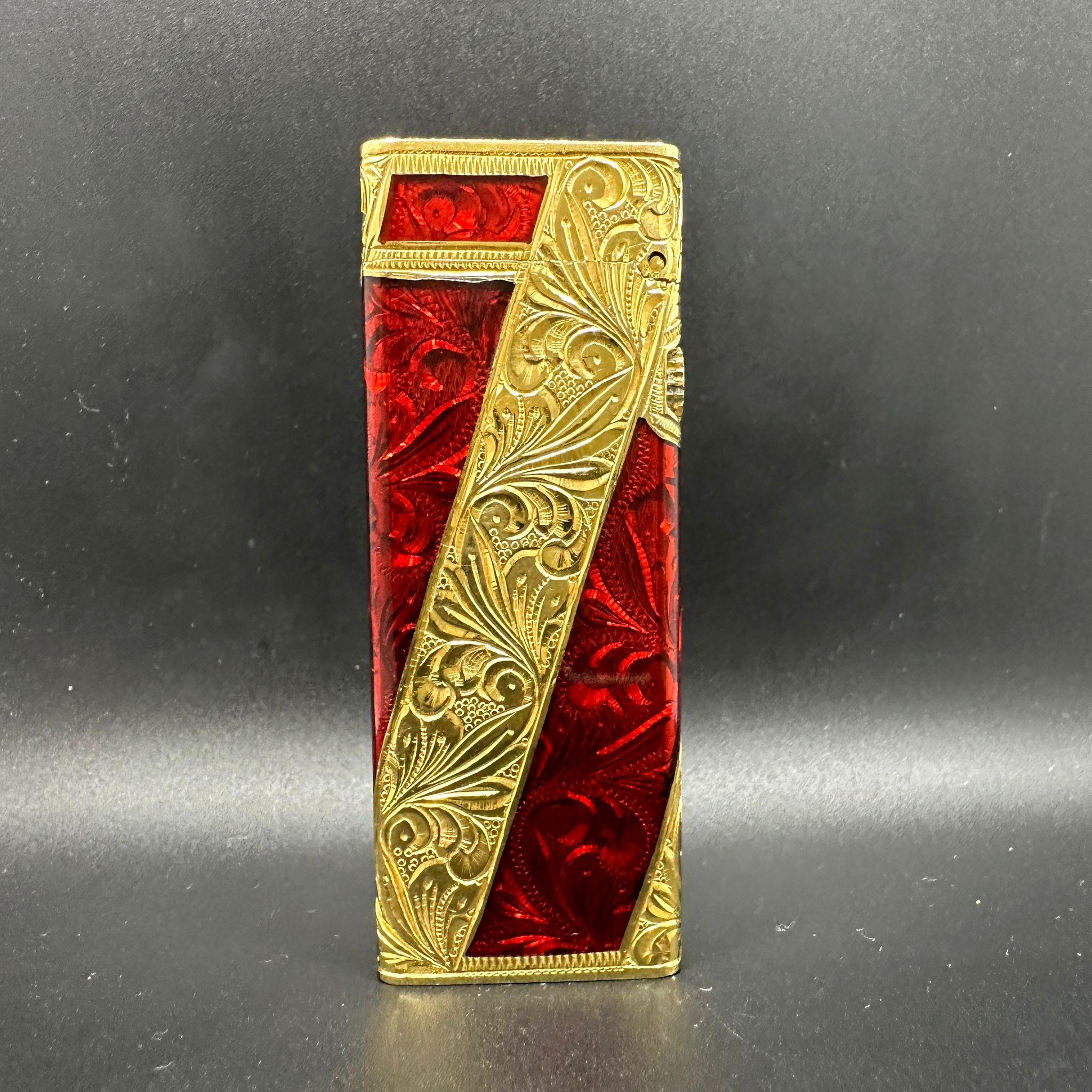 cartier lighter red