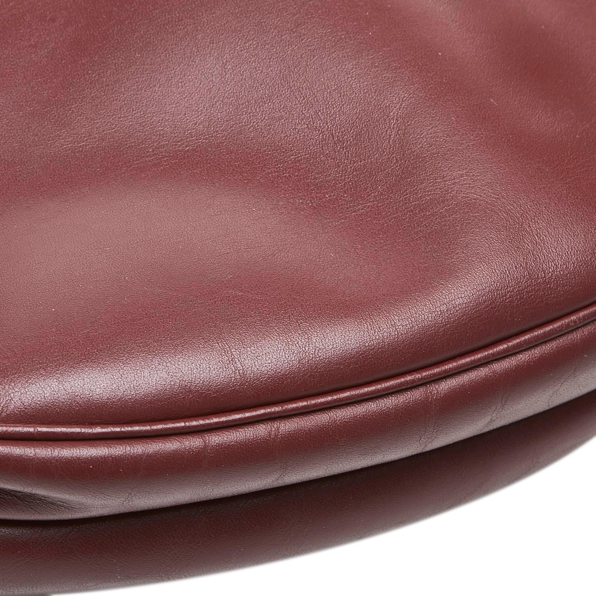 Cartier Red Bordeaux Leather Must de Cartier Crossbody France 4