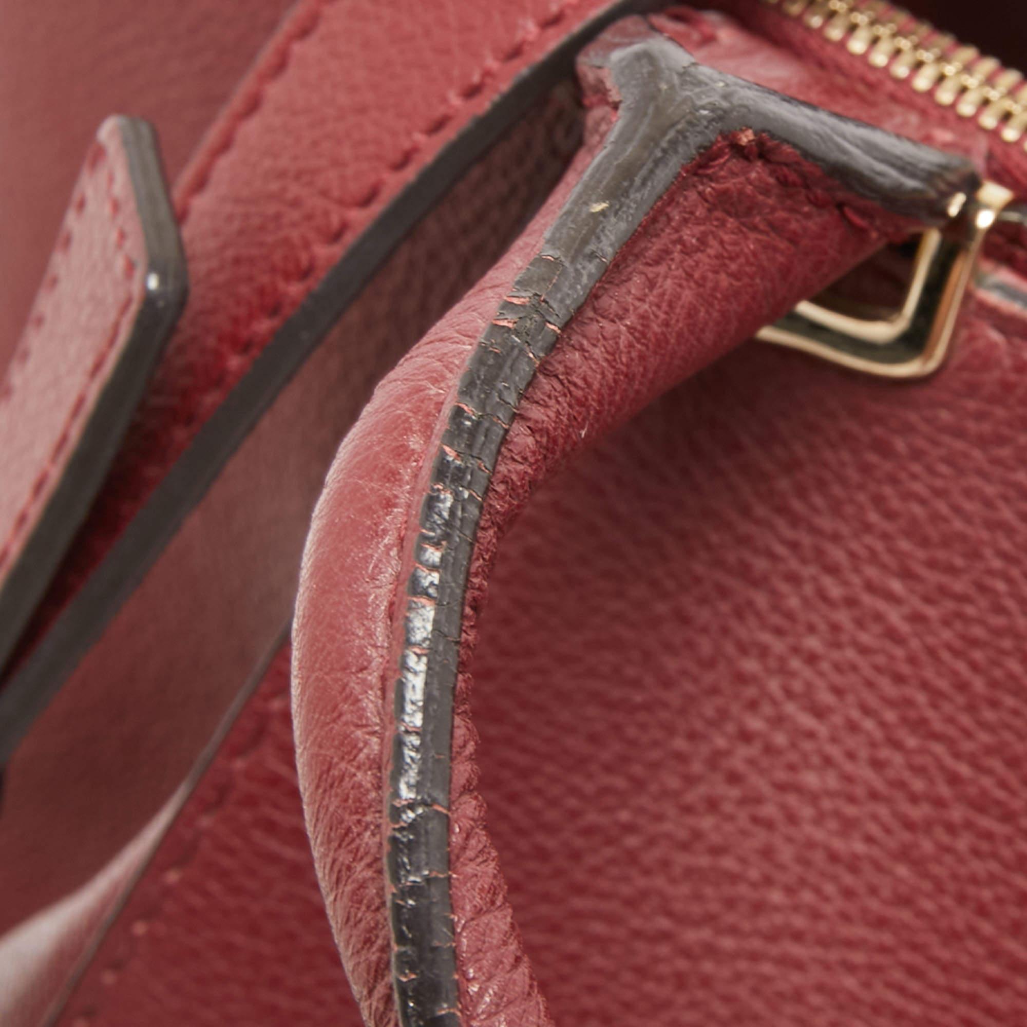 Cartier Red Leather C de Cartier Bag 8