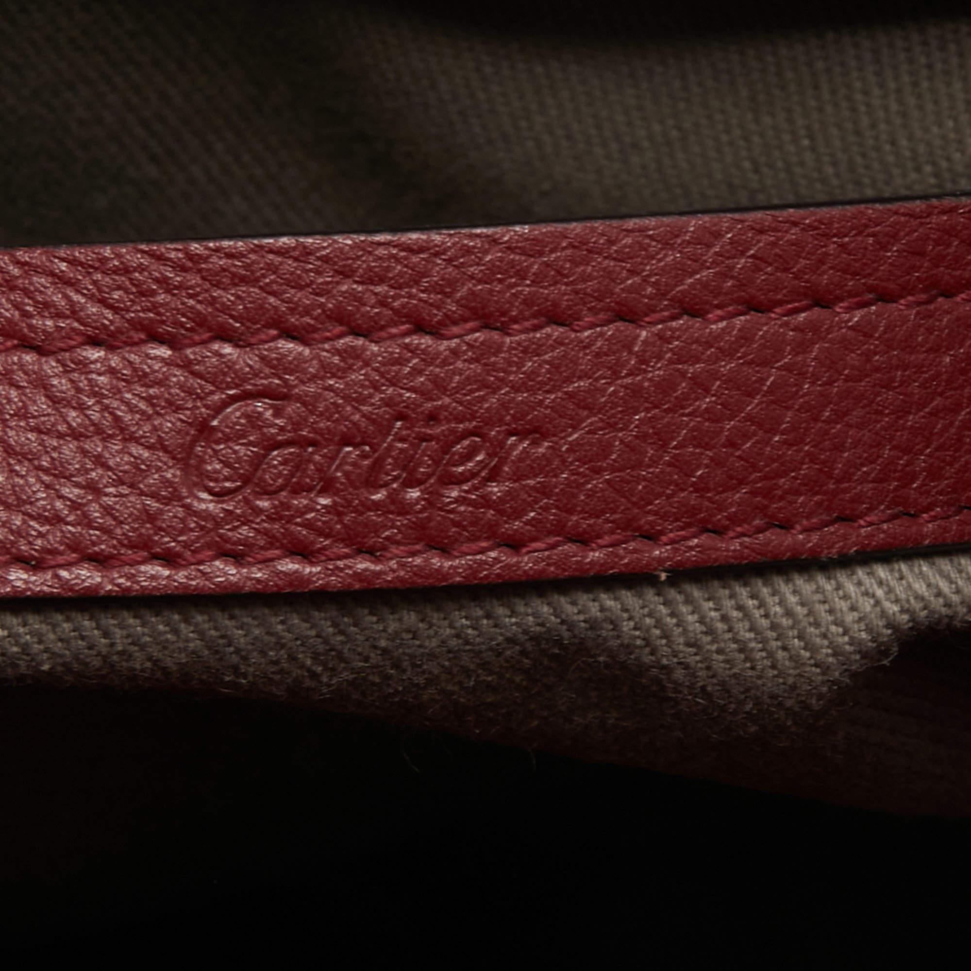 Cartier Red Leather C de Cartier Bag 2