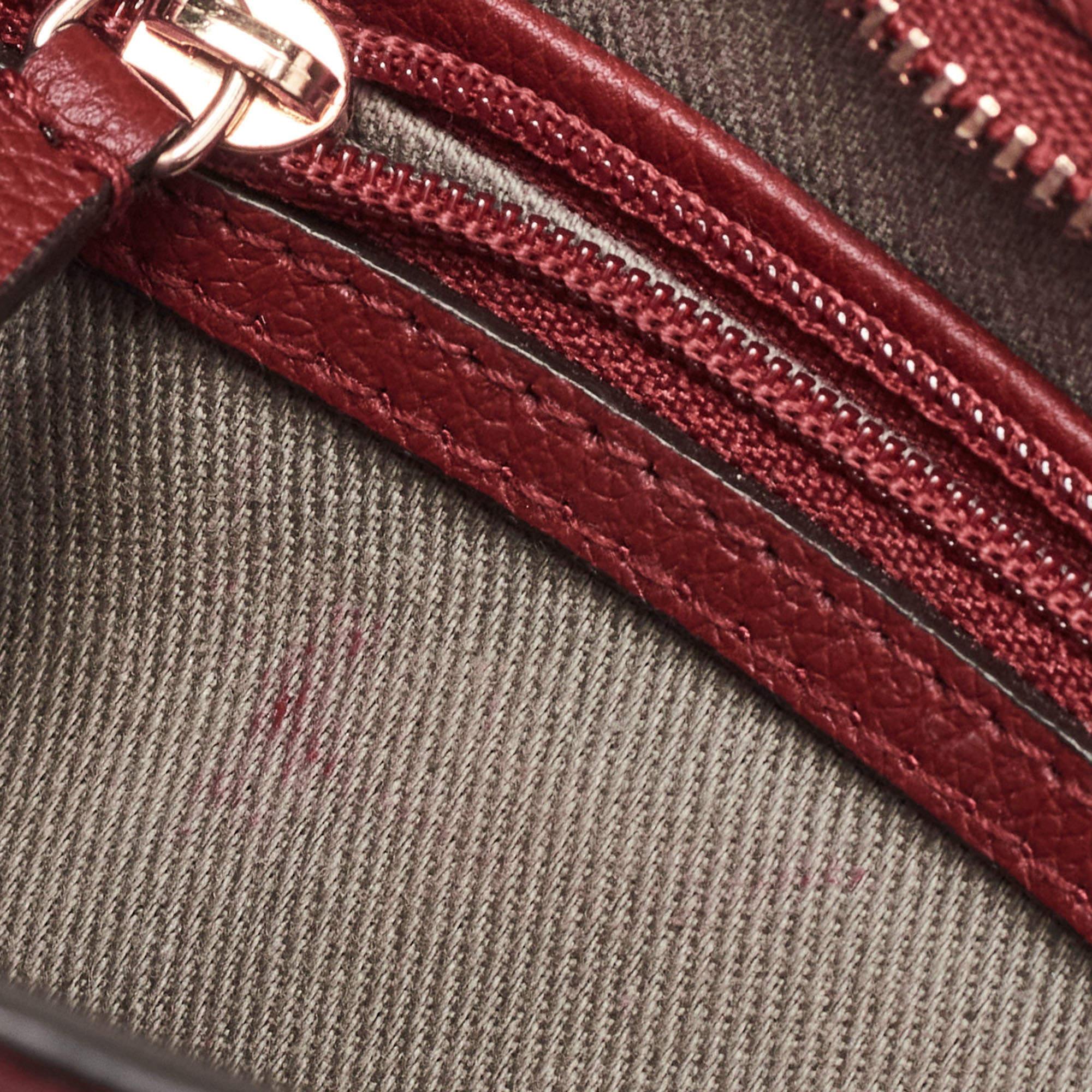 Cartier Red Leather C De Cartier Clutch 3