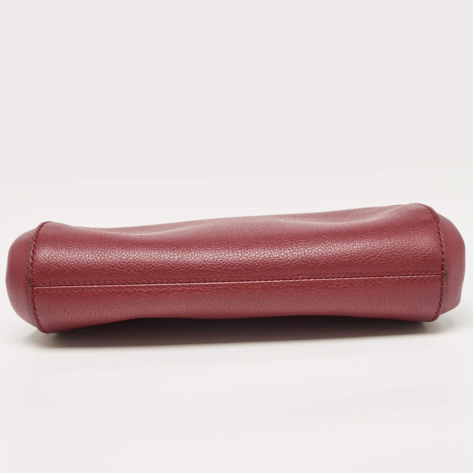 Cartier Red Leather C De Cartier Clutch 5