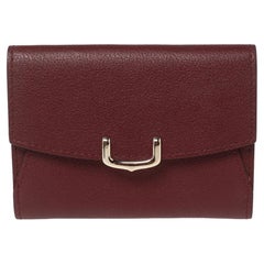 Cartier Red Leather C de Cartier Compact Wallet